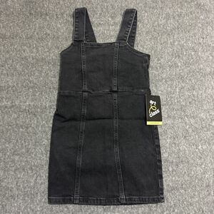 Art Class Girl's Dress Denim Straps Black Extra Small 4/5